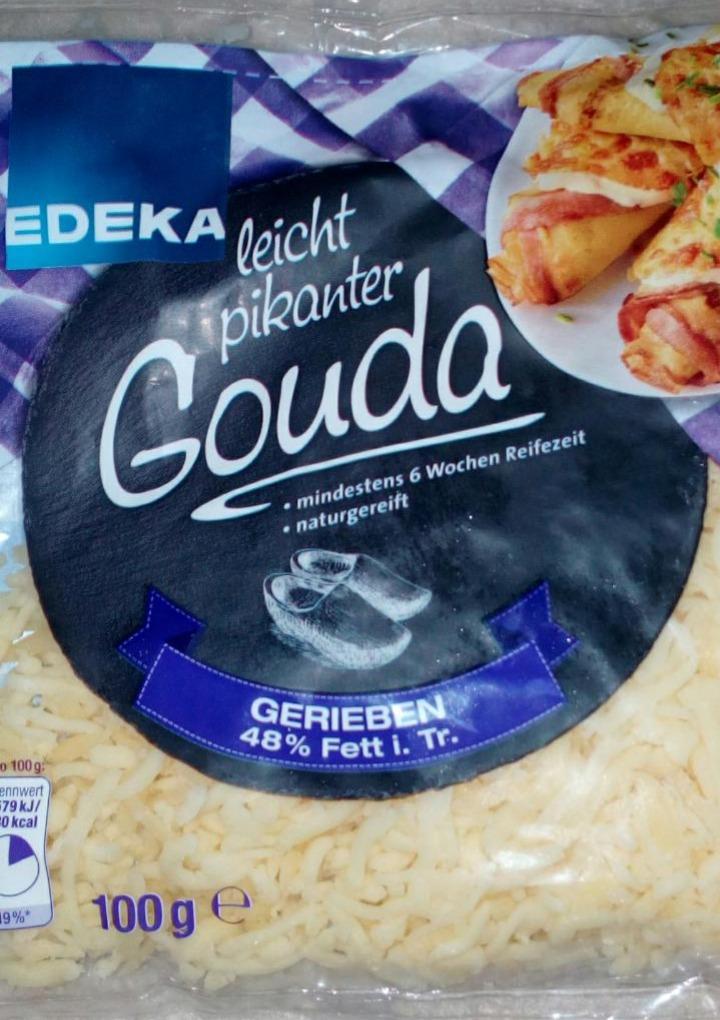 Fotografie - leicht pikanter Gouda gerieben Edeka