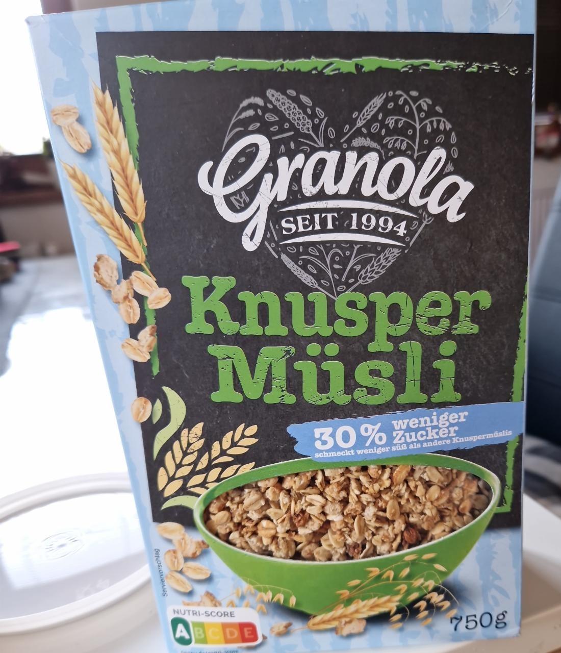 Fotografie - Knusper Müsli Granola