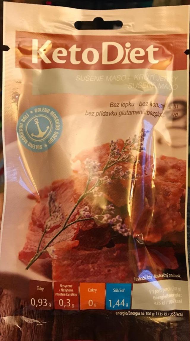 Fotografie - Sušené maso krůtí jerky KetoDiet