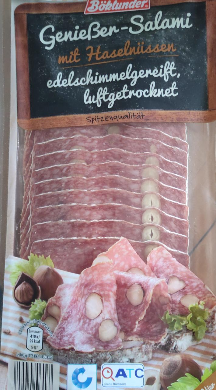 Fotografie - Genießer-Salami mit Haselnüssen Böklunder