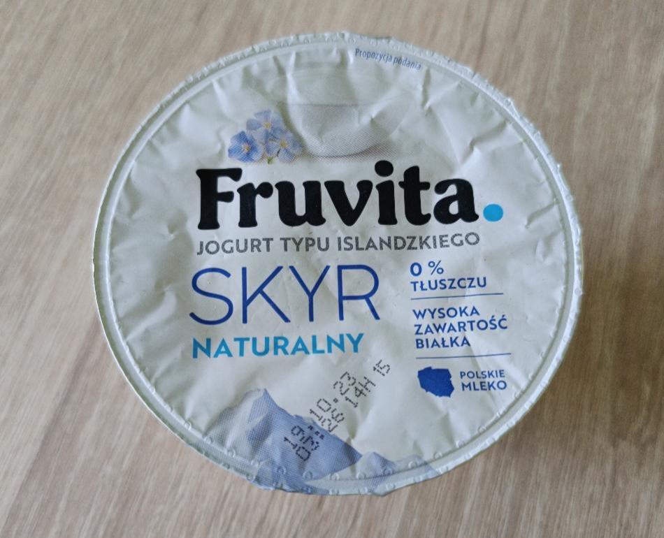 Fotografie - Fruvita skyr naturalny 0% tuk