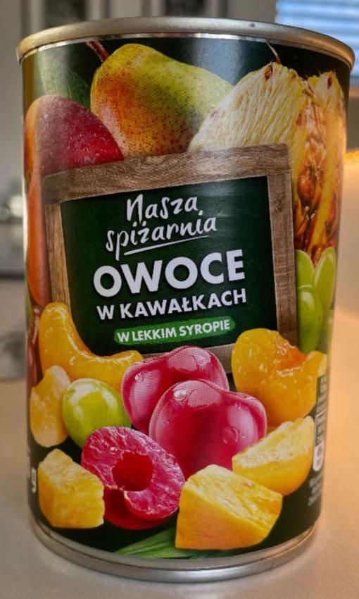 Fotografie - Owoce w kawałkach w lekkim syropie Nasza Spiżarnia