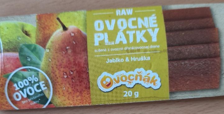 Fotografie - Ovocné plátky Jablko & Hruška Ovocňák