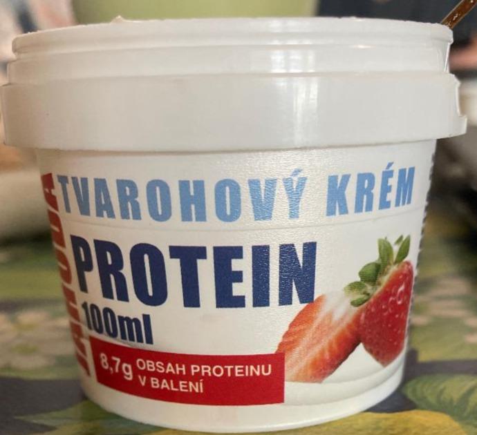 Fotografie - Tvarohový krém protein jahoda Mafita