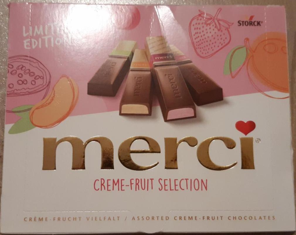 Fotografie - Merci Creme-Fruit Selection Storck