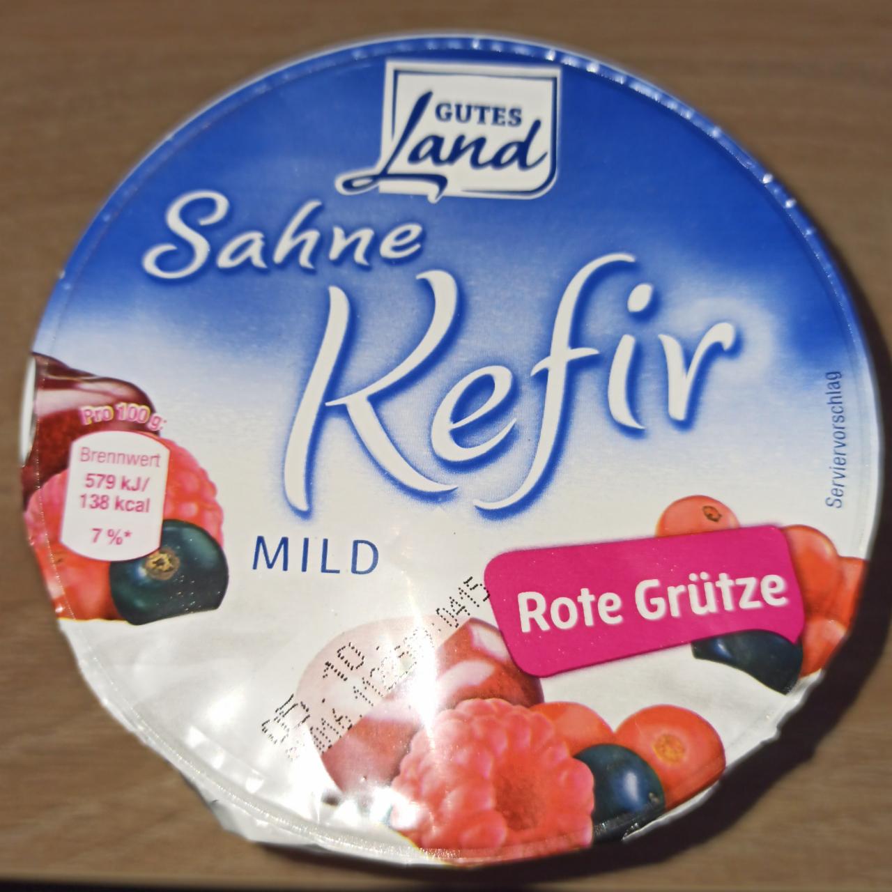 Fotografie - Sahne Kefir Rote Grütze Mild Gutes Land