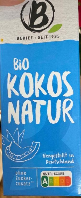 Fotografie - Bio Kokos Natur Berief