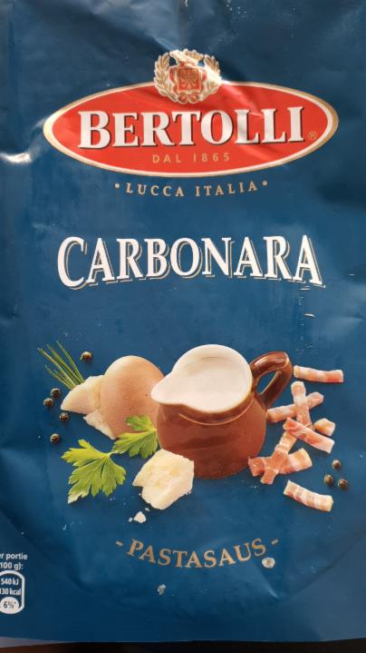 Fotografie - pastasaus Carbonara Bertolli