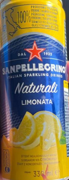 Fotografie - Naturali Limonata Sanpellegrino