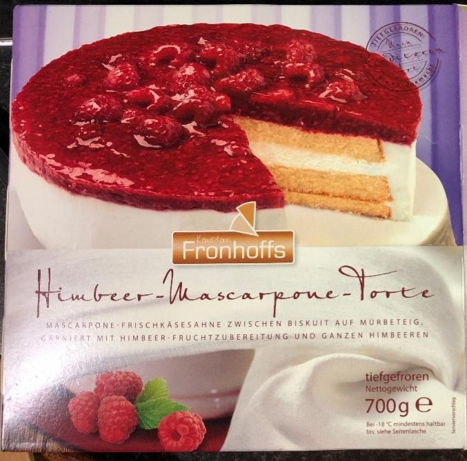 Fotografie - Himbeer-Mascarpone-Torte Fronhoffs