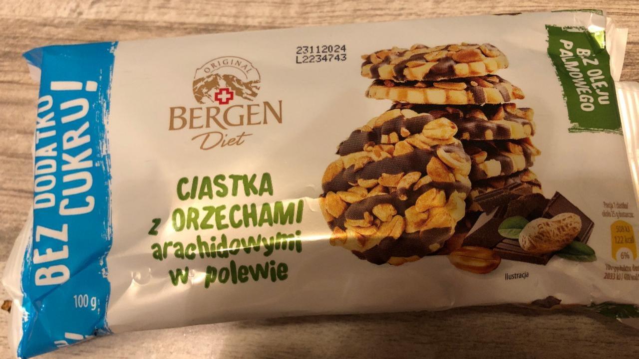 Fotografie - Ciastka z orzechami arachidowymi w polewie Bergen Diet