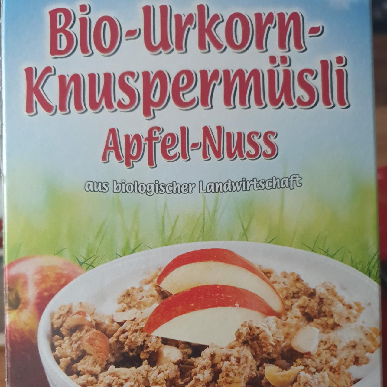 Fotografie - Bio-Urkorn-Knuspermüsli Apfel-Nuss SPAR Natur*pur