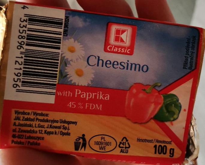 Fotografie - Cheesimo with Paprika K-Classic