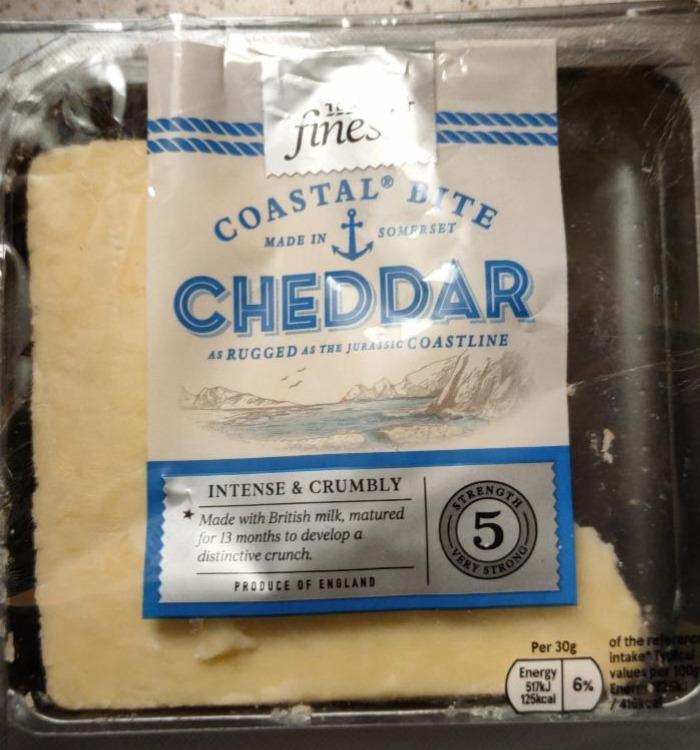 Fotografie - Coastal Bite Cheddar 13 months Tesco finest