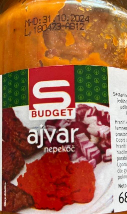 Fotografie - Ajvar nepekoč S Budget