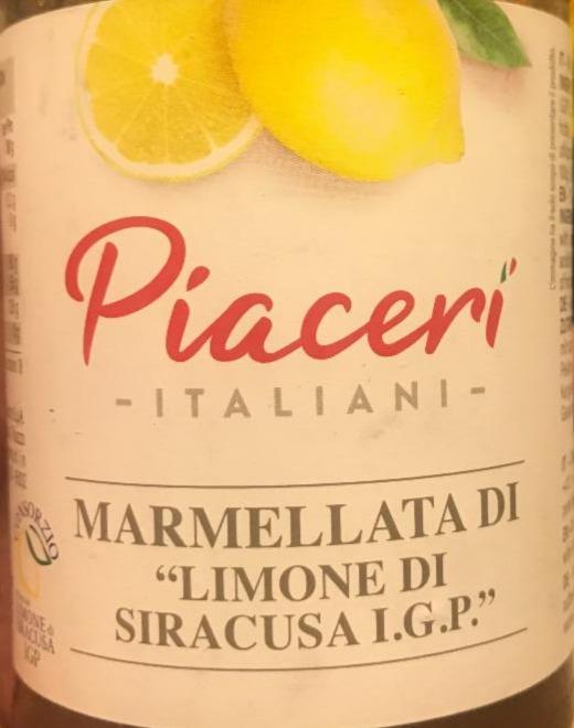 Fotografie - Marmellata Di Limone di siracusa Piaceri