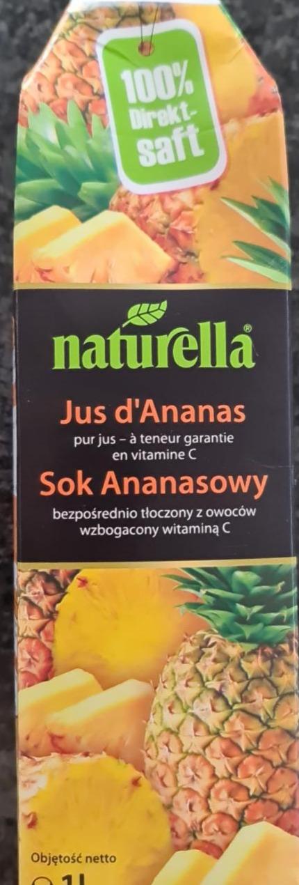 Fotografie - Ananassaft Direktsaft 100% Naturella