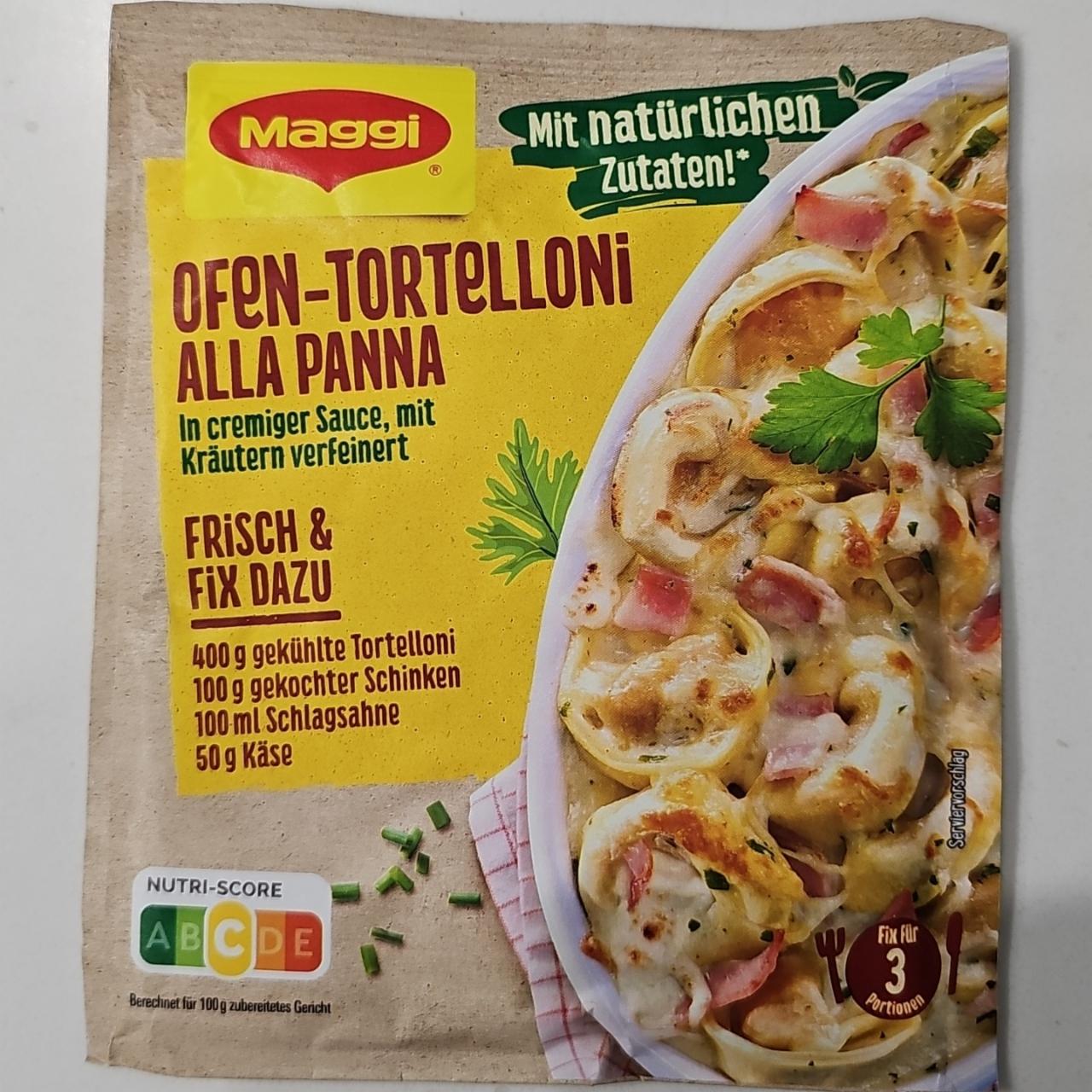 Fotografie - Ofen-Tortelloni Alla Panna Maggi