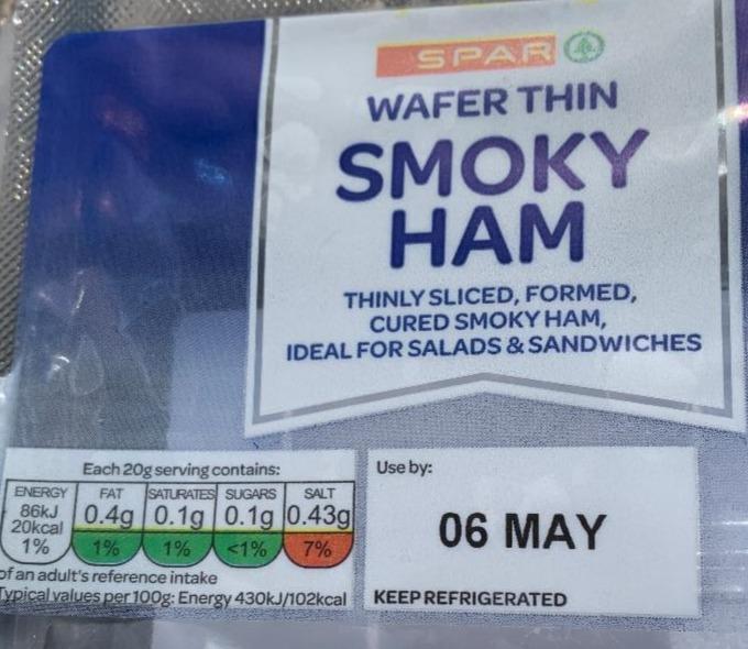 Fotografie - Wafer thin smoky ham Spar