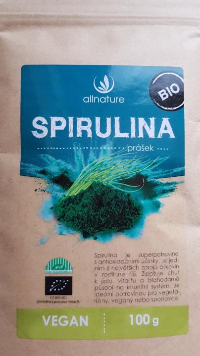 Fotografie - Spirulina prášek BIO Allnature