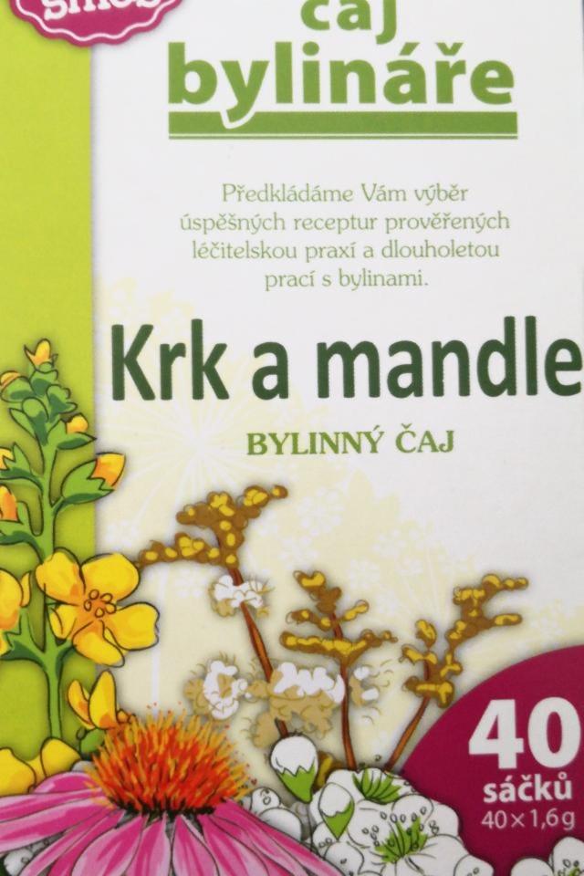 Fotografie - Krk a mandle bylinný čaj Čaj bylináře