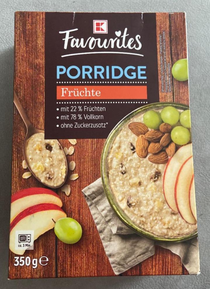 Fotografie - Porridge Früchte K-Favourites