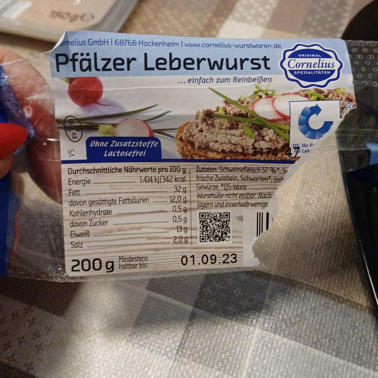 Fotografie - Paštika Pfälzer Leberwurst