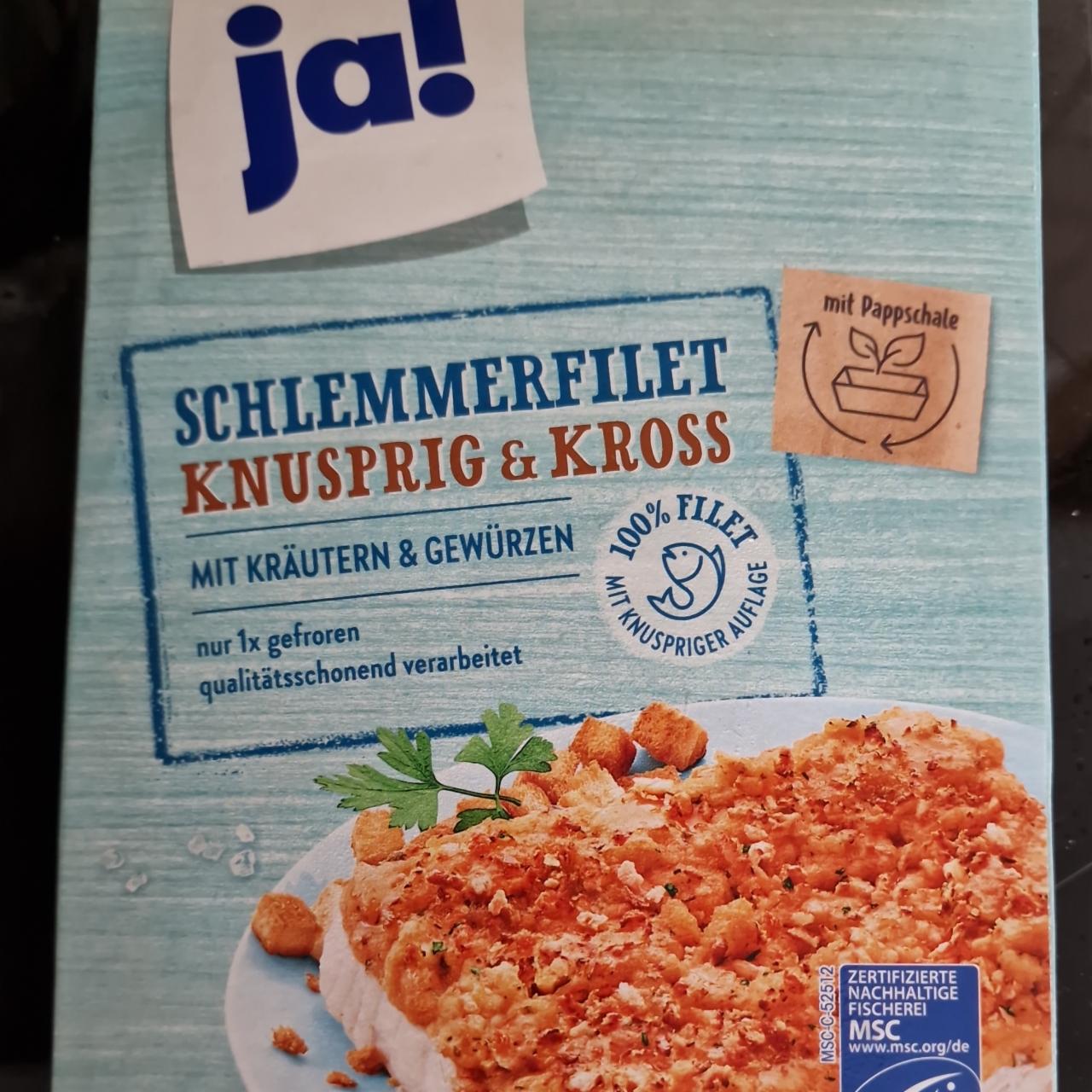 Fotografie - Schlemmerfilet knusprig & kross Ja!