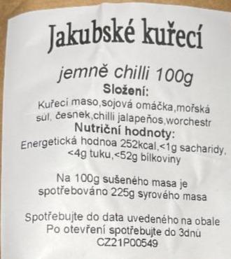 Fotografie - Jakubské kuřecí jemně chilli