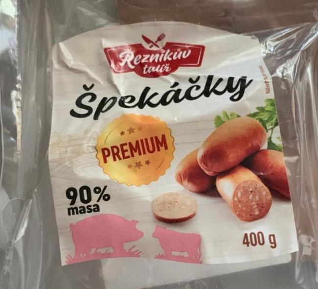 Fotografie - Špekáčky premium 90% masa Řezníkův talíř