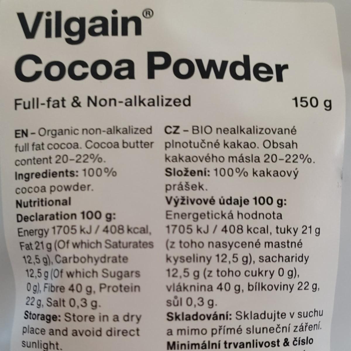 Fotografie - Cocoa Powder Vilgain