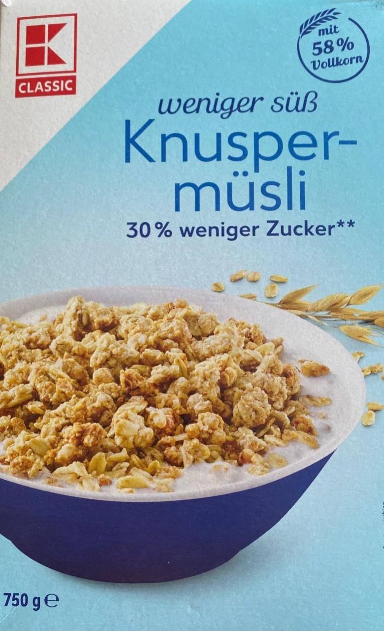 Fotografie - knusper müsli weniger süss Crownfield