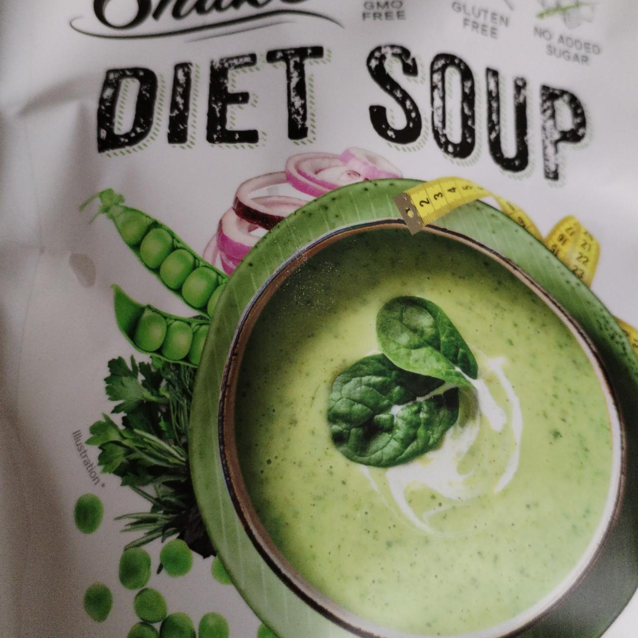 Fotografie - Diet soup Pea Chia Shake