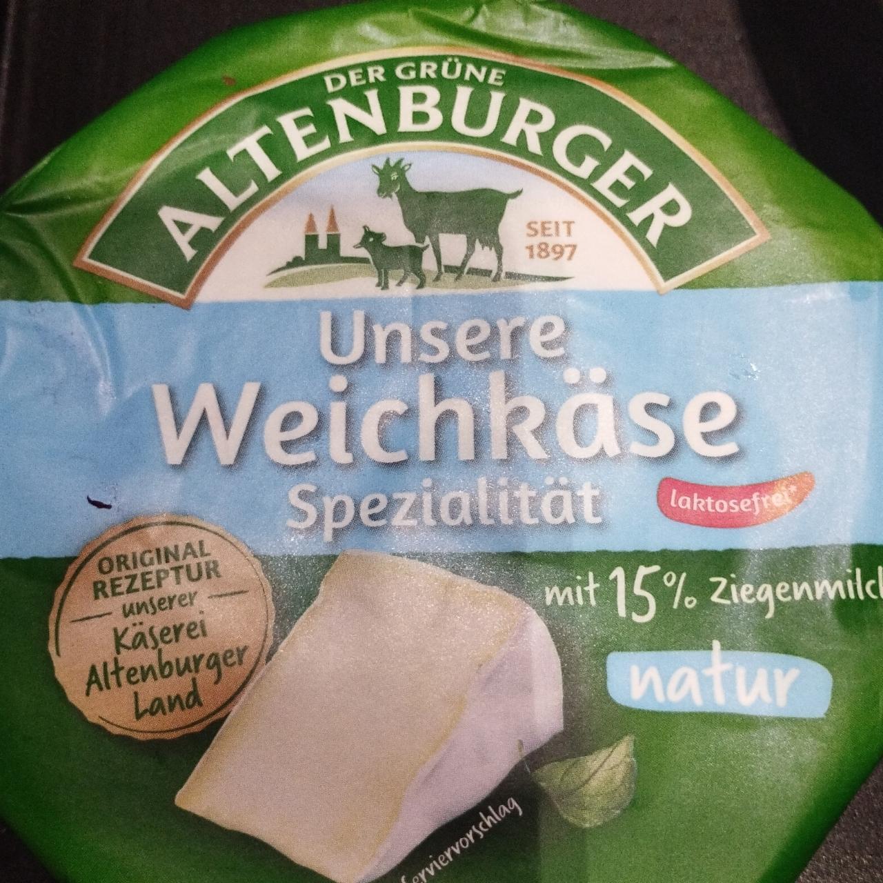 Fotografie - Unsere Weichkäse spezialität Natur Der Grüne Altenburger