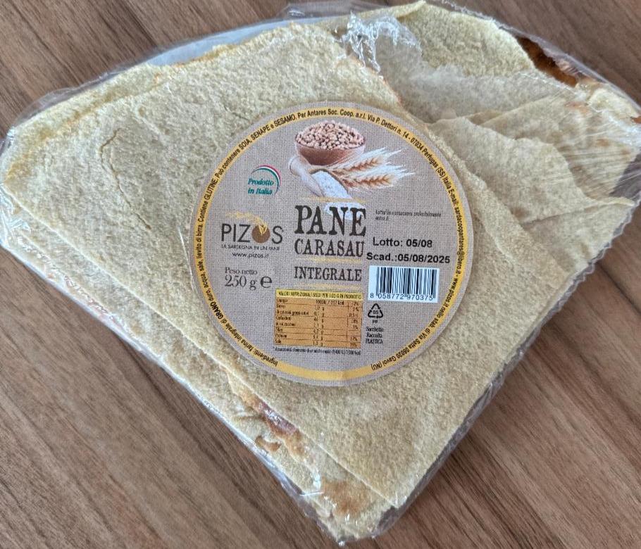 Fotografie - Pane carasau integrale Pizos