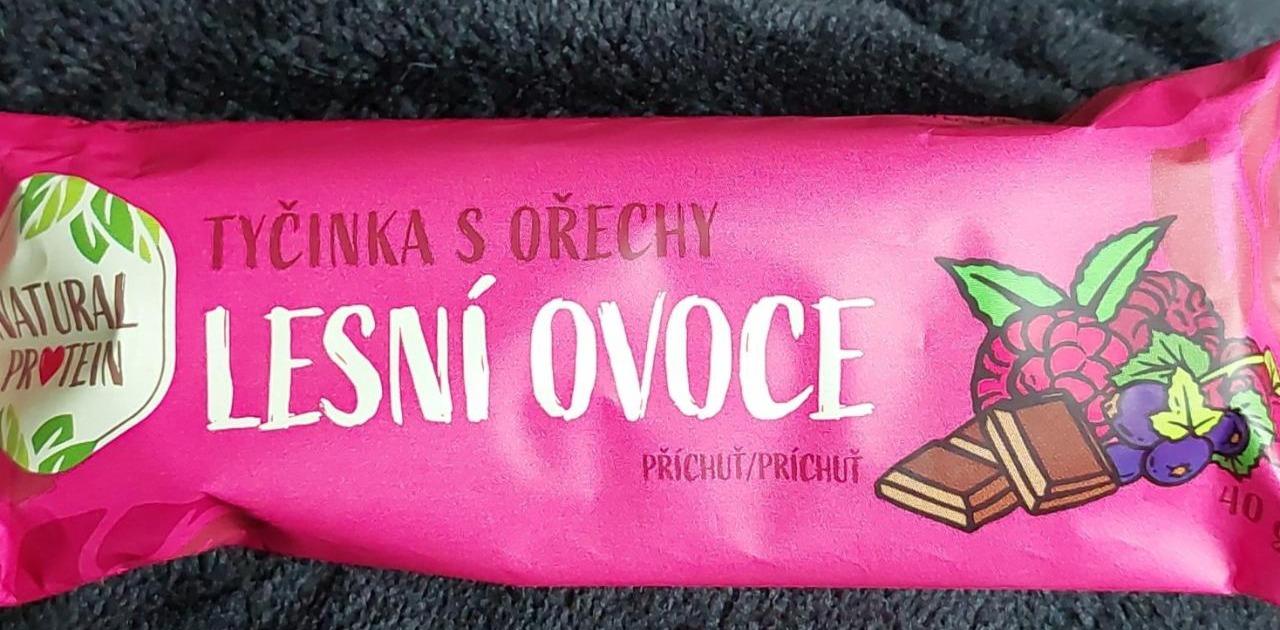 Fotografie - Tyčinka s ořechy Lesní ovoce Natural protein