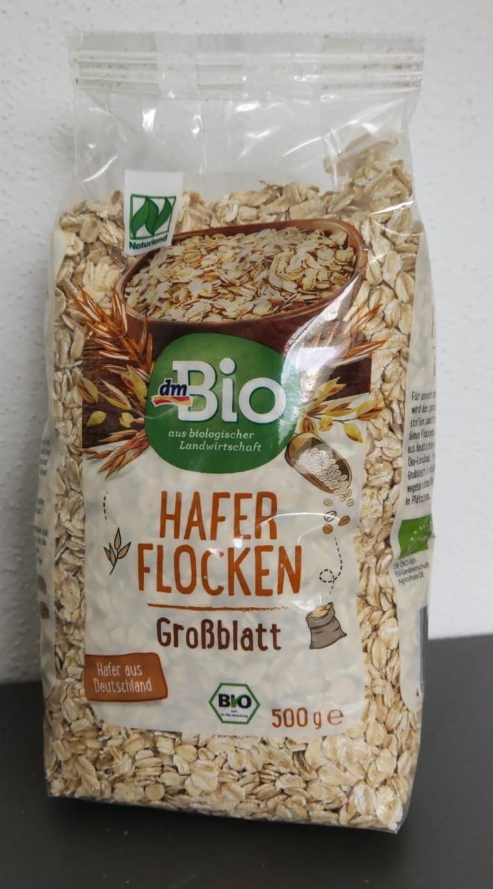 Fotografie - Hafer Flocken Großblatt dmBio