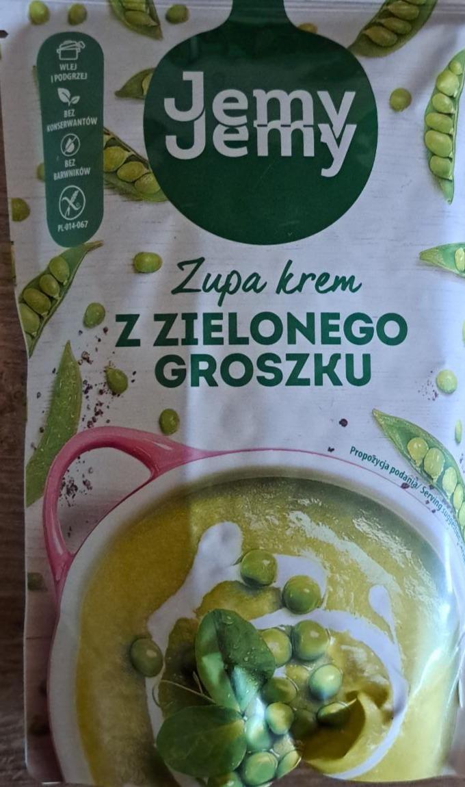 Fotografie - Zupa krem z zielonego groszku Jemy Jemy