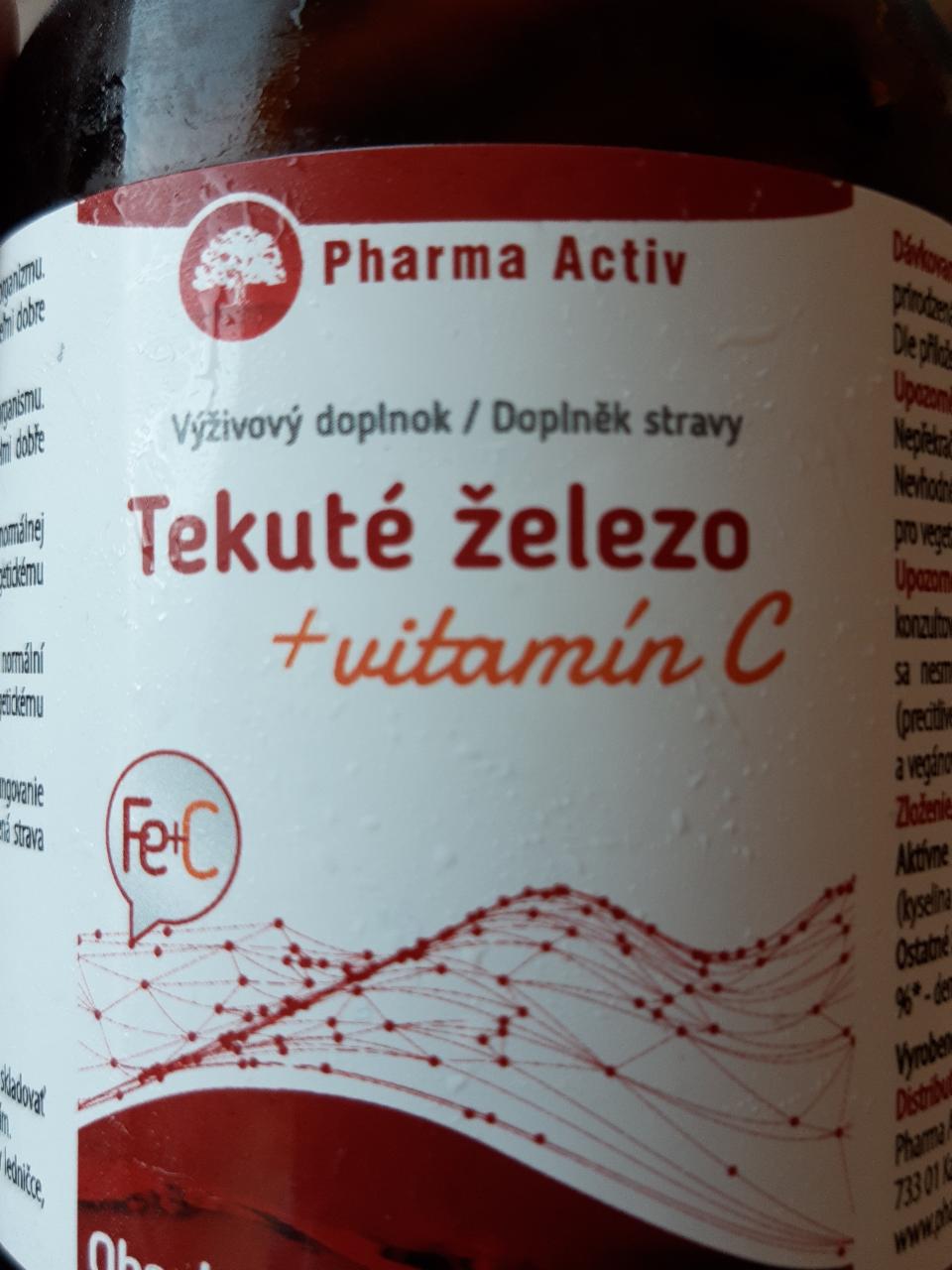 Fotografie - Tekuté železo + vitamín C Pharma Activ