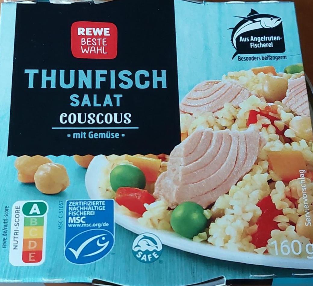 Fotografie - thunfiscg salat couscous min Gemüss Rewe beste wahl