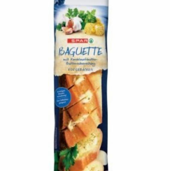 Fotografie - Baguette mit KnoblauchButter Spar