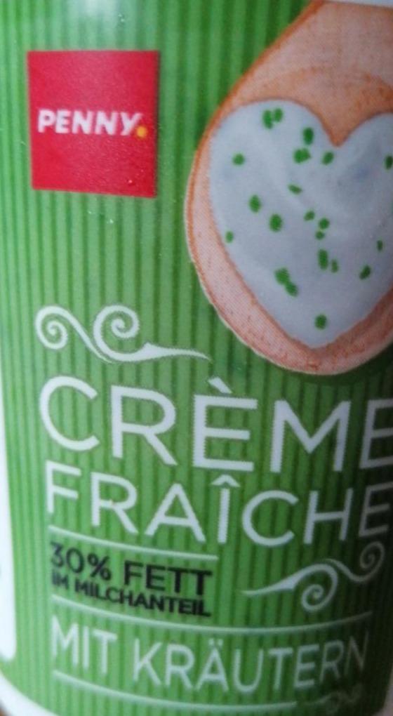 Fotografie - Creme fraiche mit Krautern 30% Penny