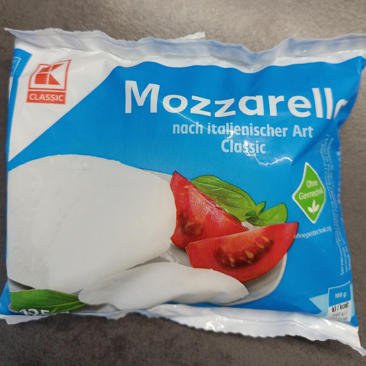 Fotografie - Mozzarella K-Classic