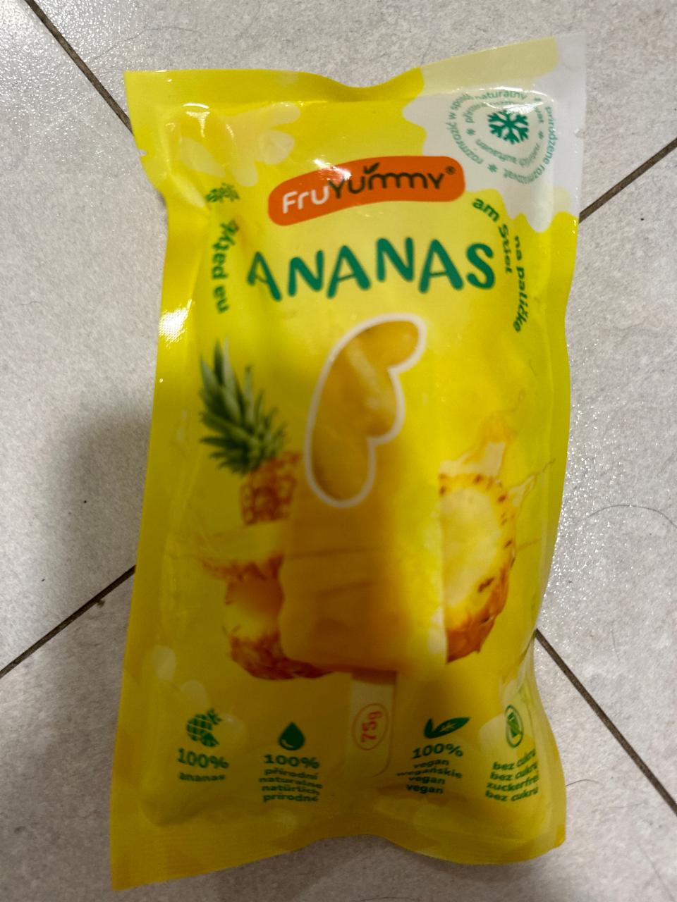 Fotografie - Ananas na špejli FruYummy