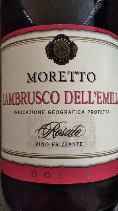 Fotografie - Lambrusco dell'emilia rosato Moretto