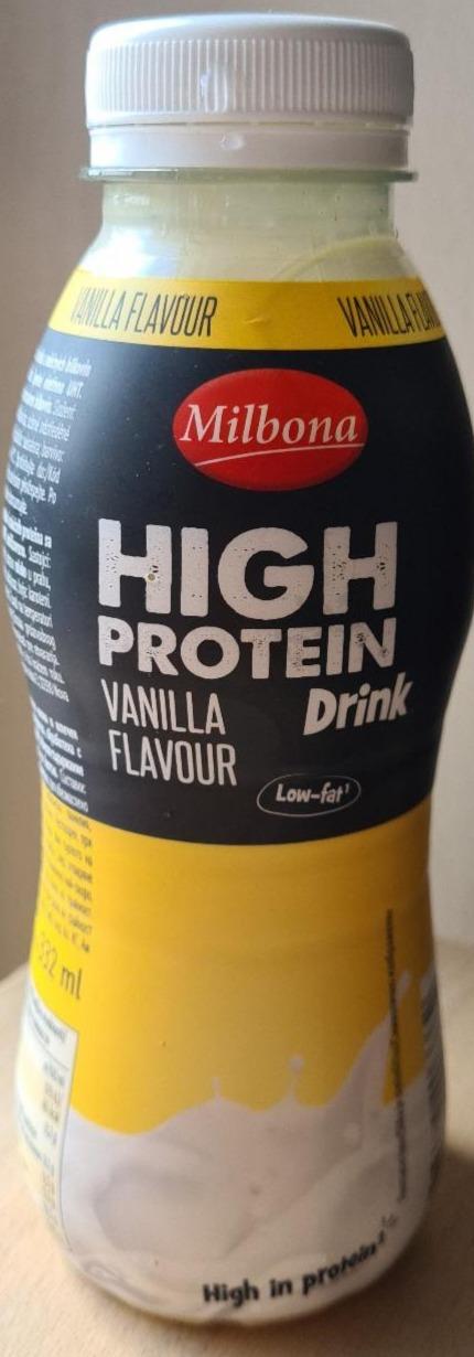 Fotografie - High protein drink vanilla flavour Milbona