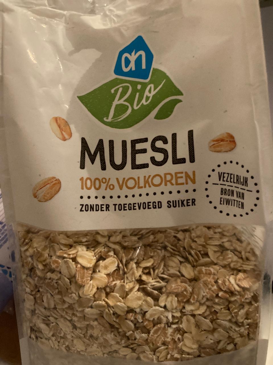 Fotografie - Muesli 100% volkoren AH Bio