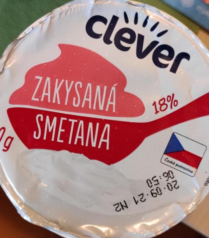 Fotografie - Zakysaná smetana 18% Clever