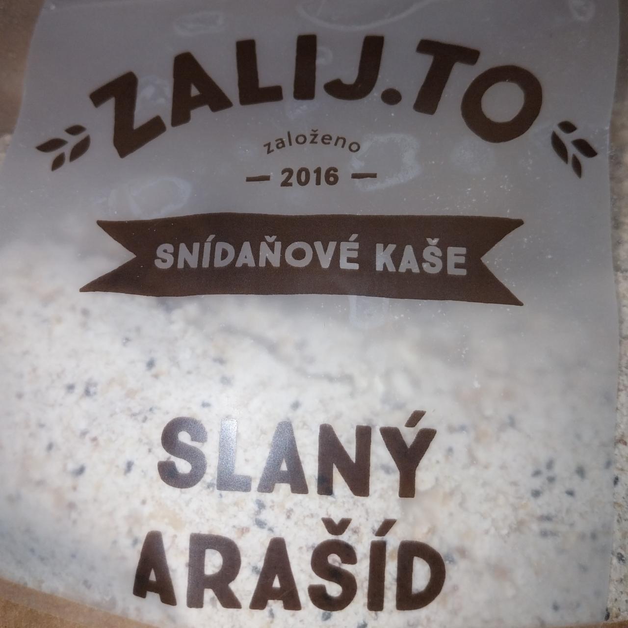 Fotografie - Ovesná Proteinonová Kaše Slaný Arašíd Zalij.to