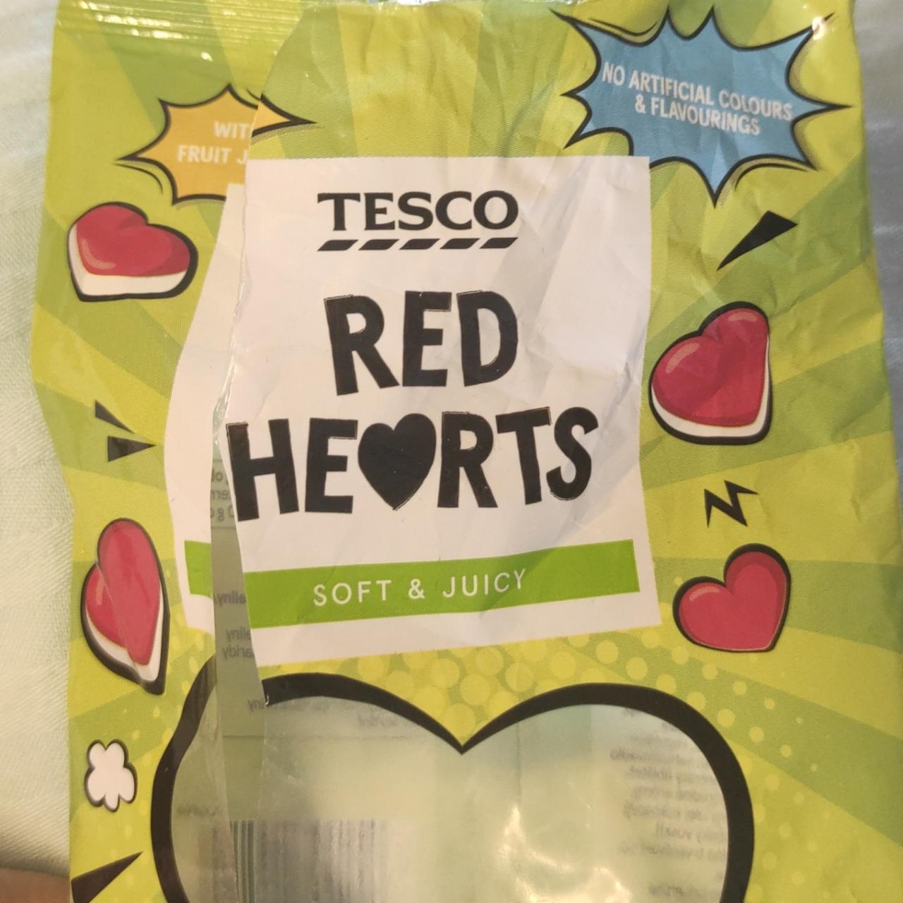 Fotografie - Želé bonbóny Red Hearts Tesco